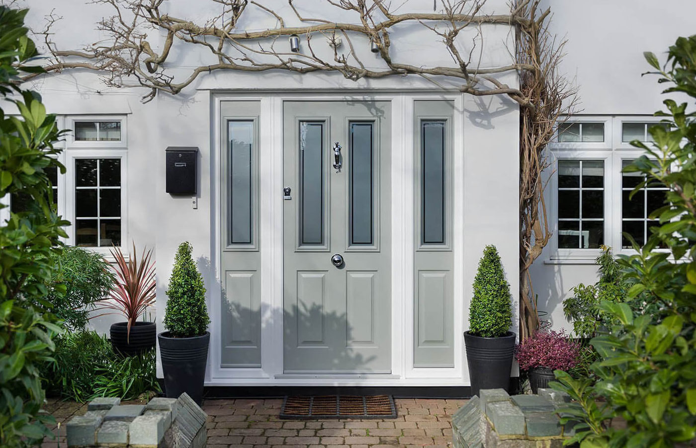 grey composite door