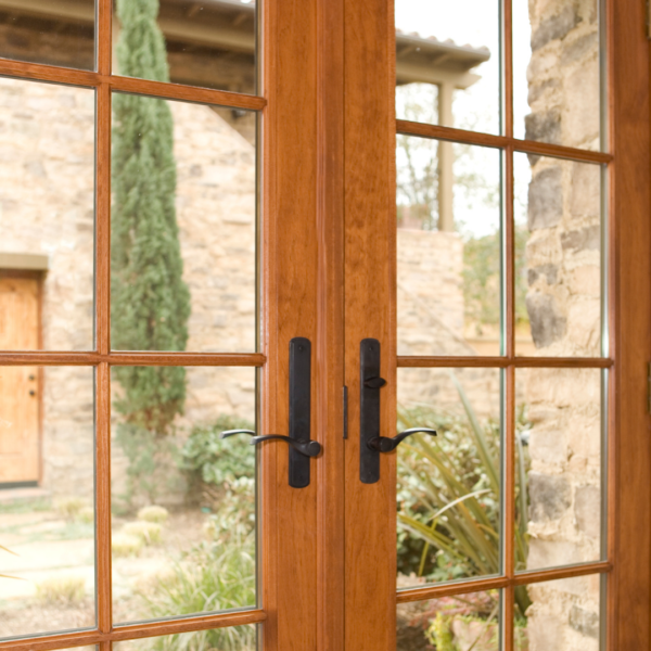timber french doors