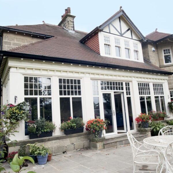 upvc sliding sash windows on house